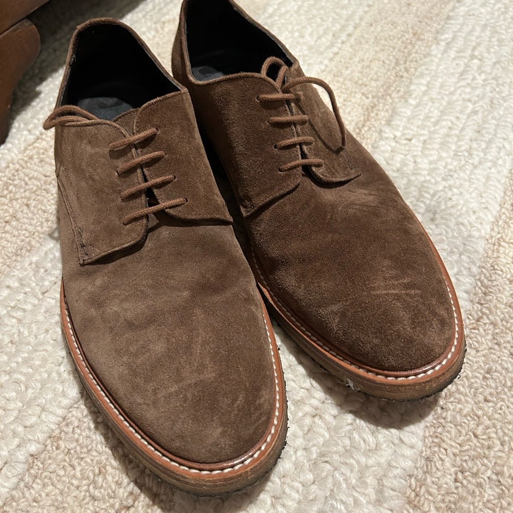 To Boot New York Adam Derrick Suede Lace Up Shoes